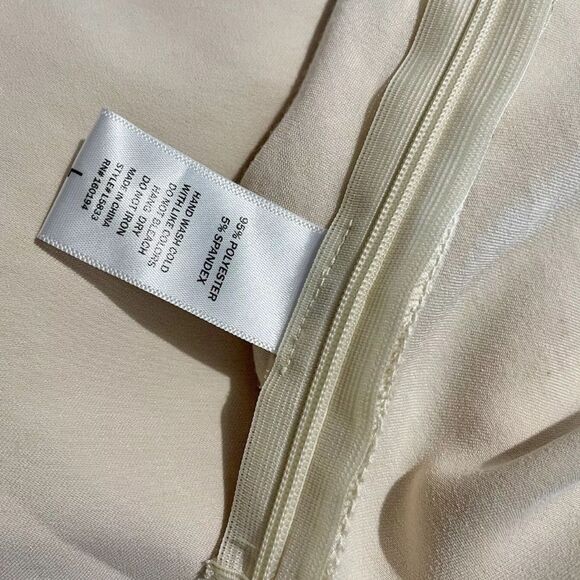 By together Maxi slip dress Anthropologie Y2K classic fairy Formal Beige Women L - Picture 5 of 6